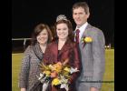 Crowned as the 2013 Kaplan High School Homecoming Queen was Ashley Broussard . Shown with the queen are her parents, Jude and Kathy Brousard. 
